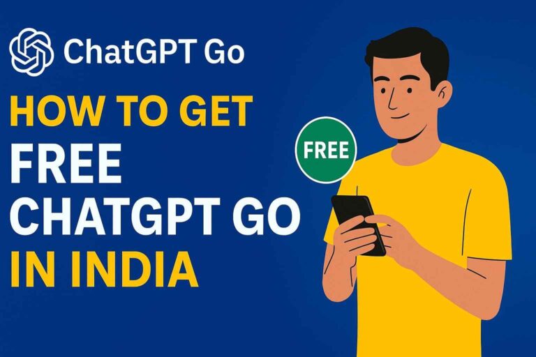 How to Get Free ChatGPT Go in India
